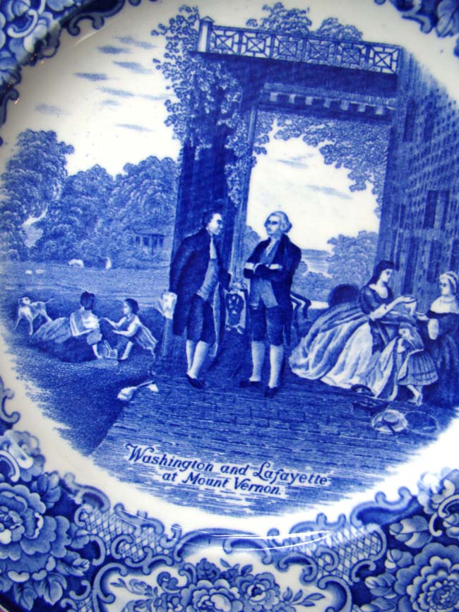 A fine set of 10 George Washington Bicentenary Commemorative Plates made in 1932 by Crown Ducal — image 4